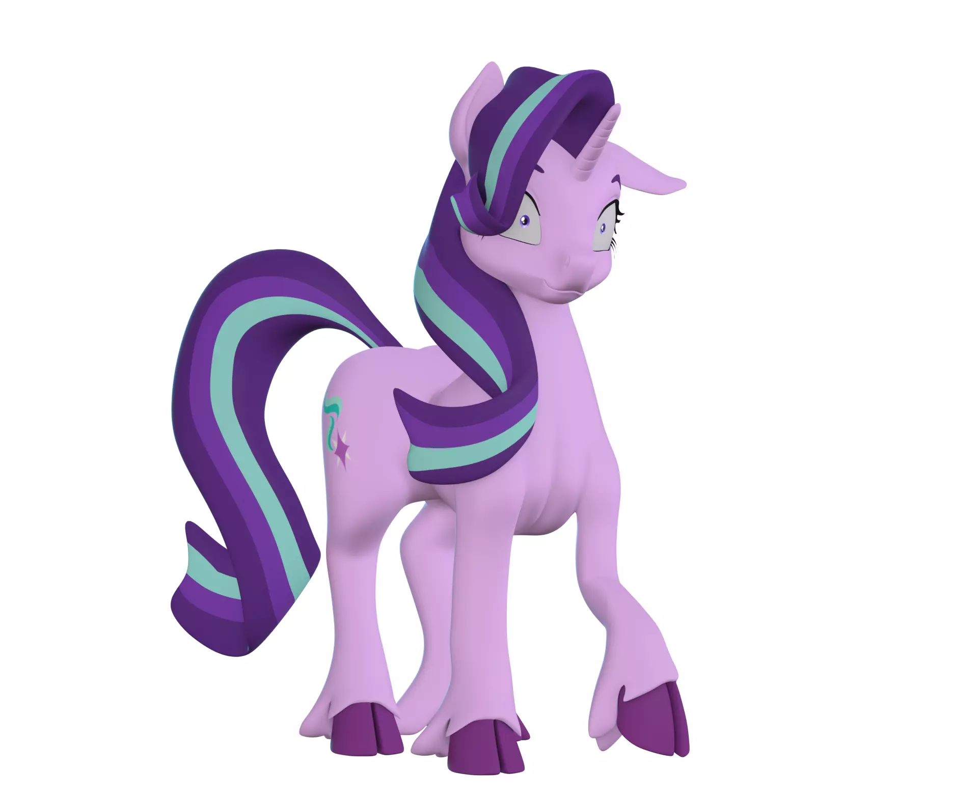 Starlight Glimmer Low-poly 3D model_0