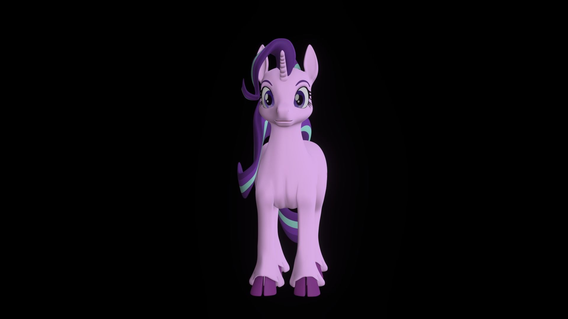 Starlight Glimmer Low-poly 3D model_10