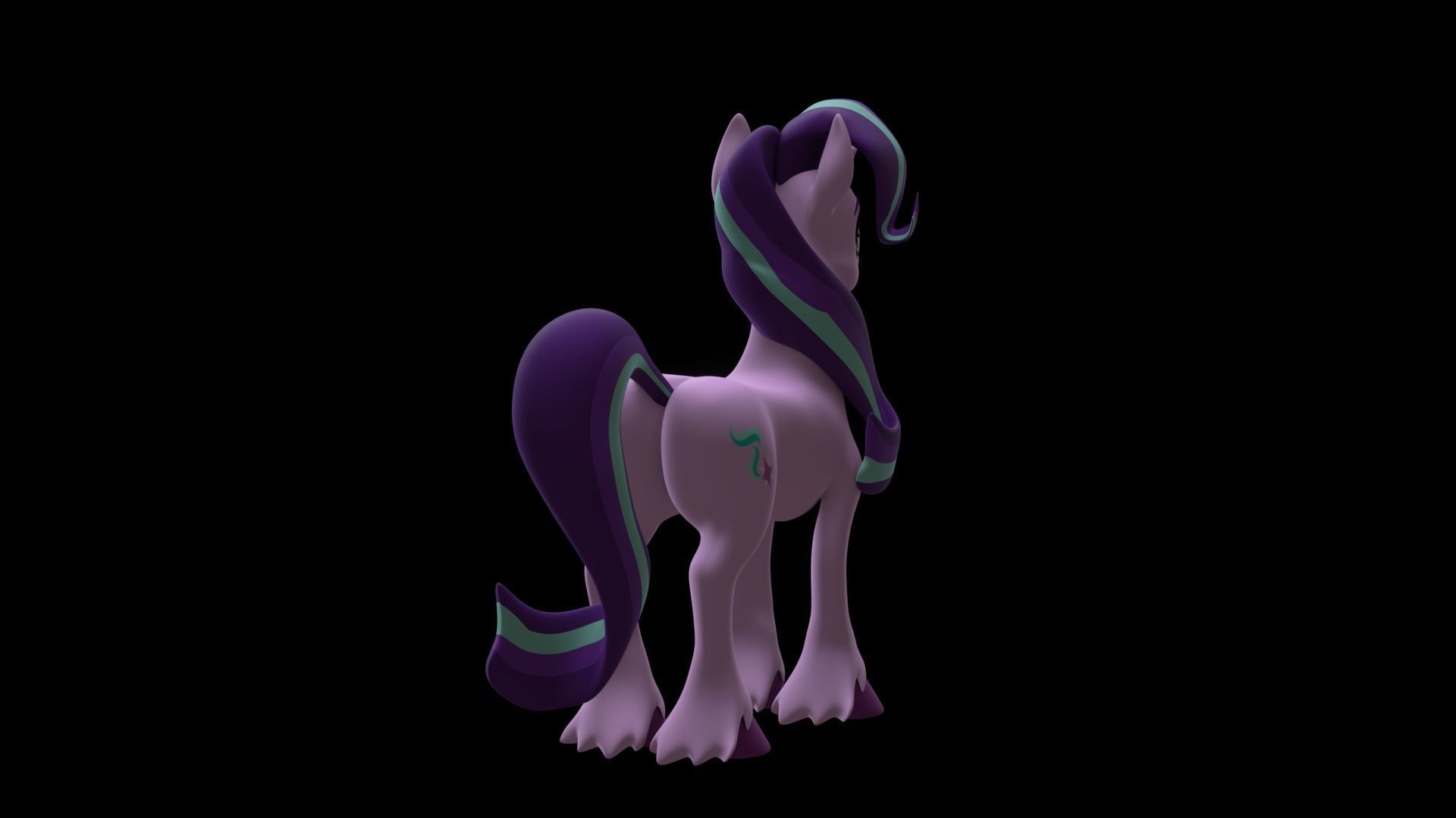 Starlight Glimmer Low-poly 3D model_16