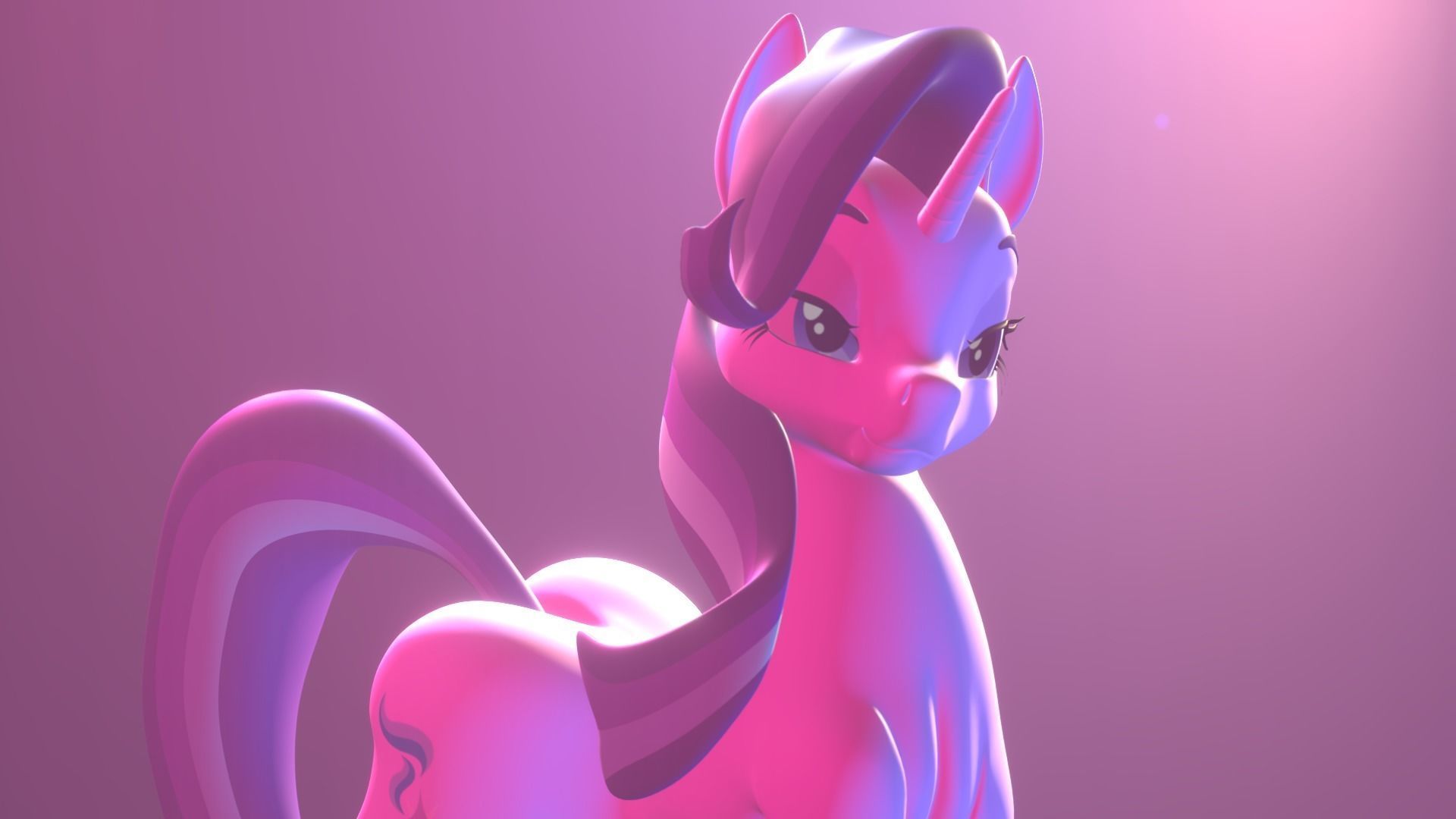 Starlight Glimmer Low-poly 3D model_3