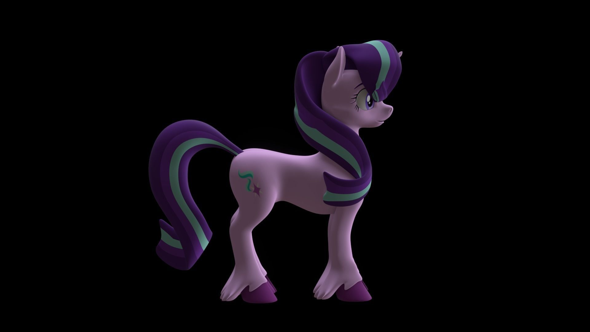 Starlight Glimmer Low-poly 3D model_14