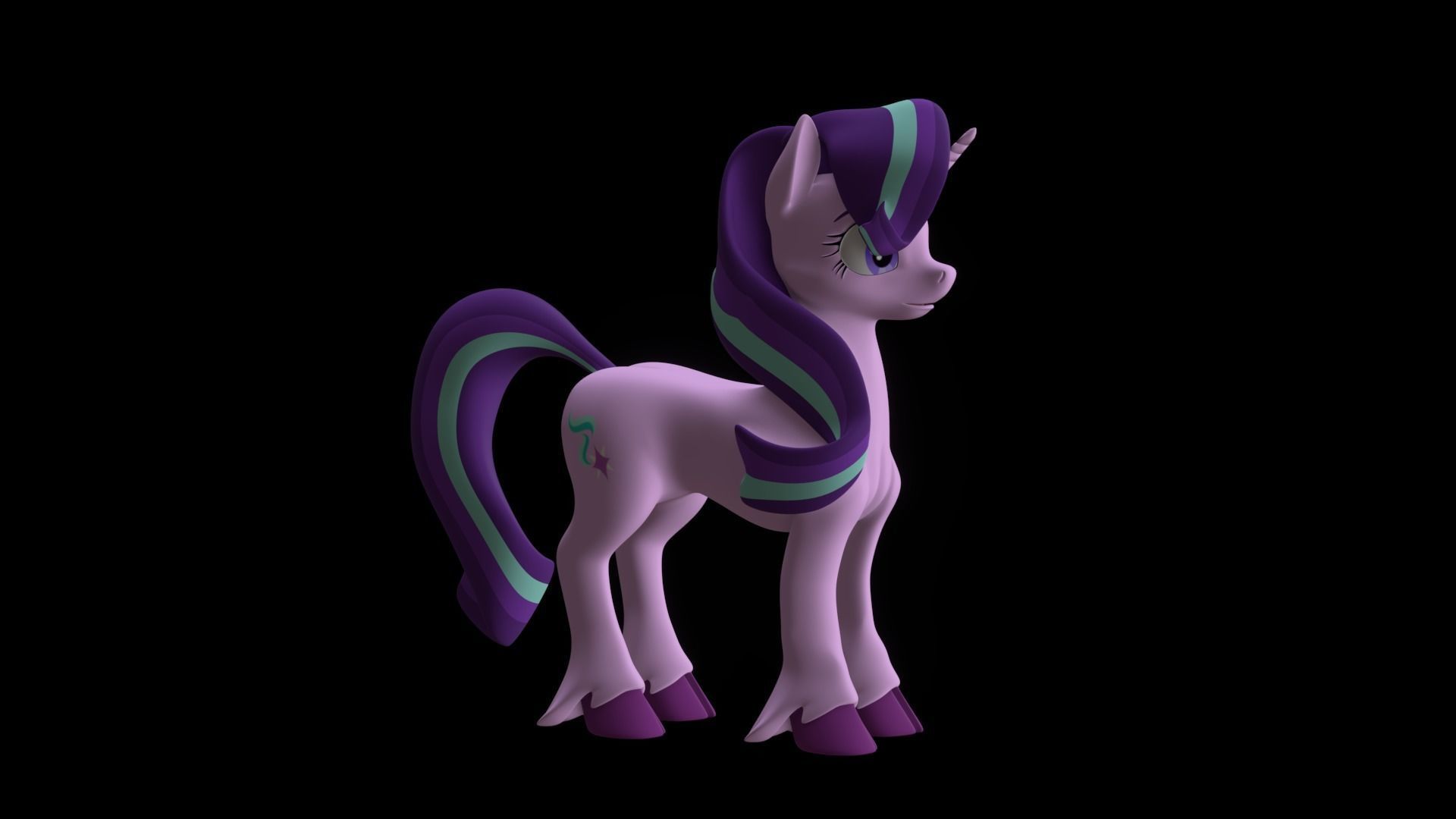 Starlight Glimmer Low-poly 3D model_13