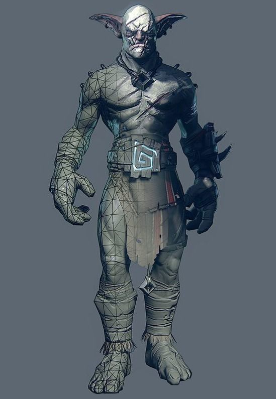 Uruk-Hai Low-poly 3D model_11