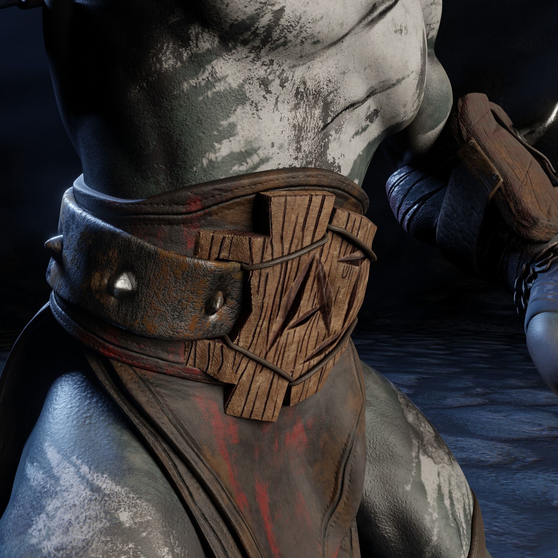 Uruk-Hai Low-poly 3D model_6