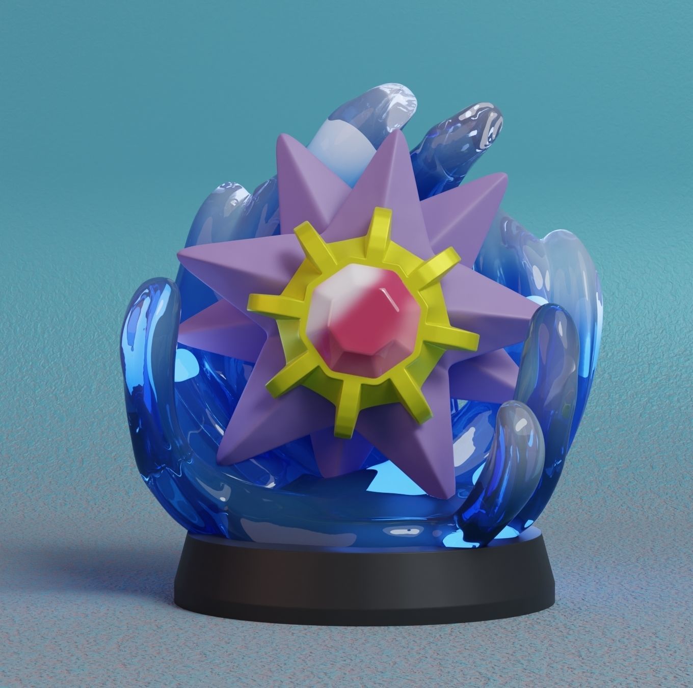 Pokemon - Staryu and Starmie 3D print model_1