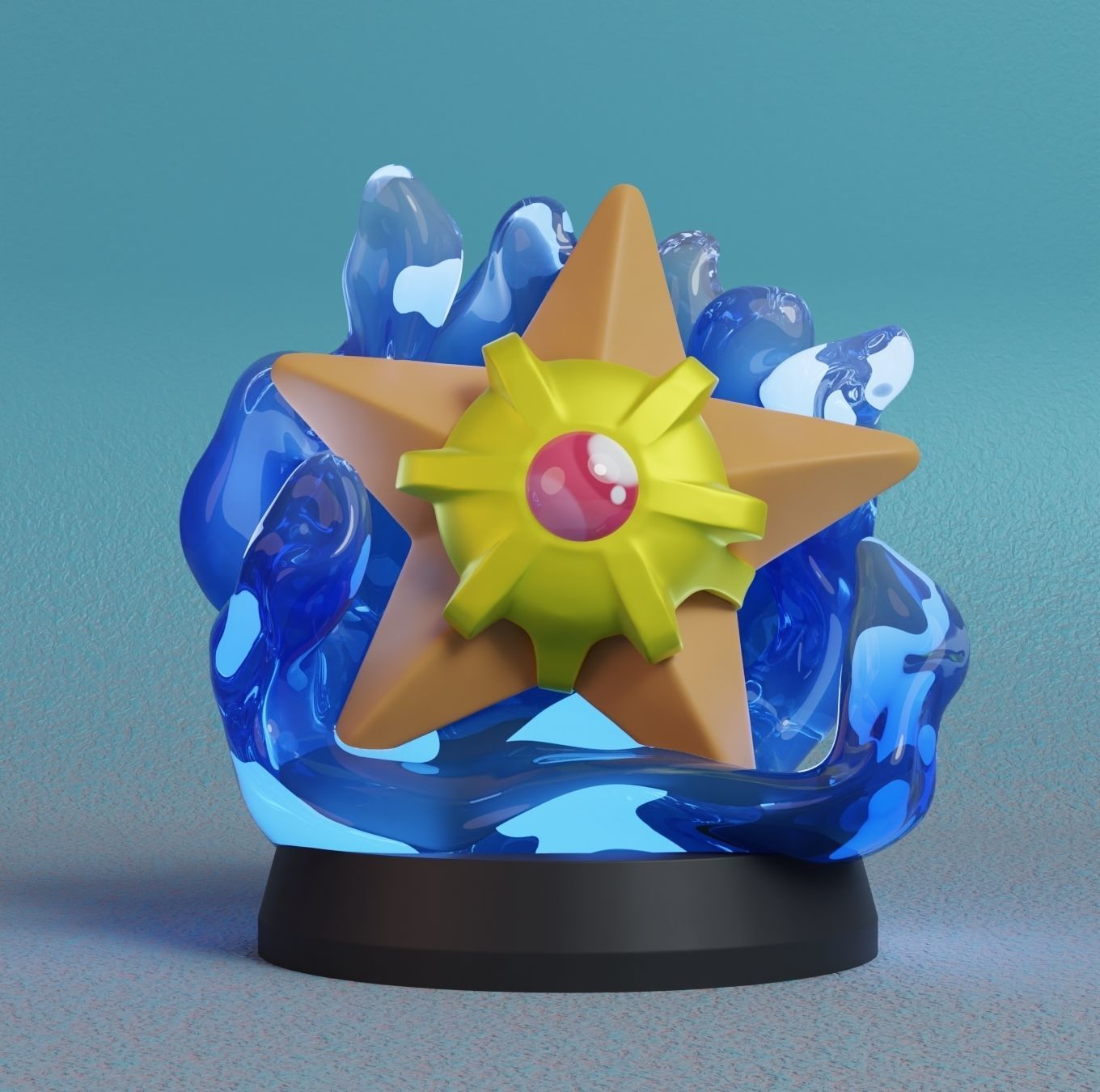 Pokemon - Staryu and Starmie 3D print model_7