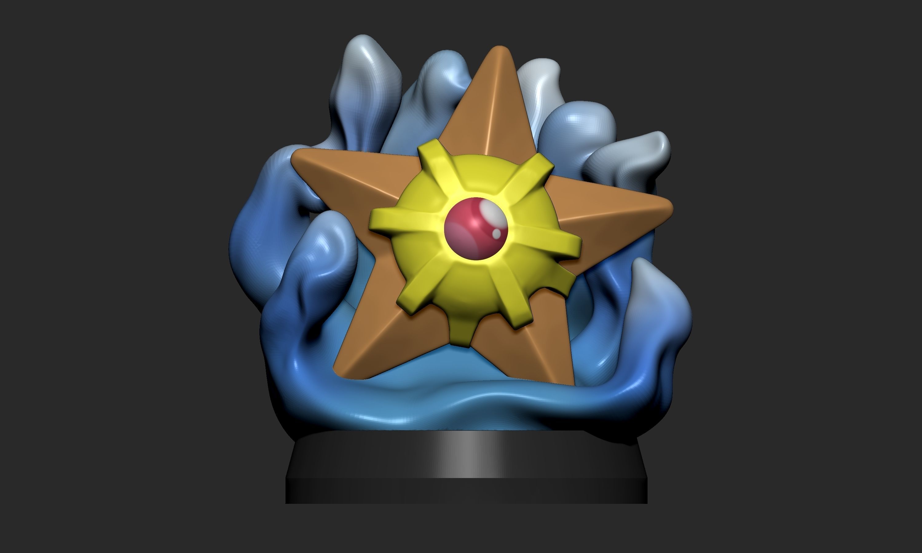 Pokemon - Staryu and Starmie 3D print model_8