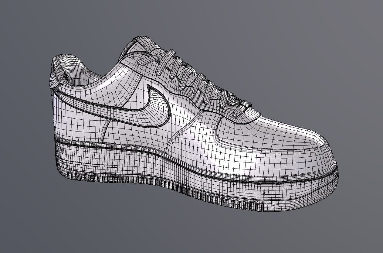 AIR FORCE 1  Free low-poly 3D model_10