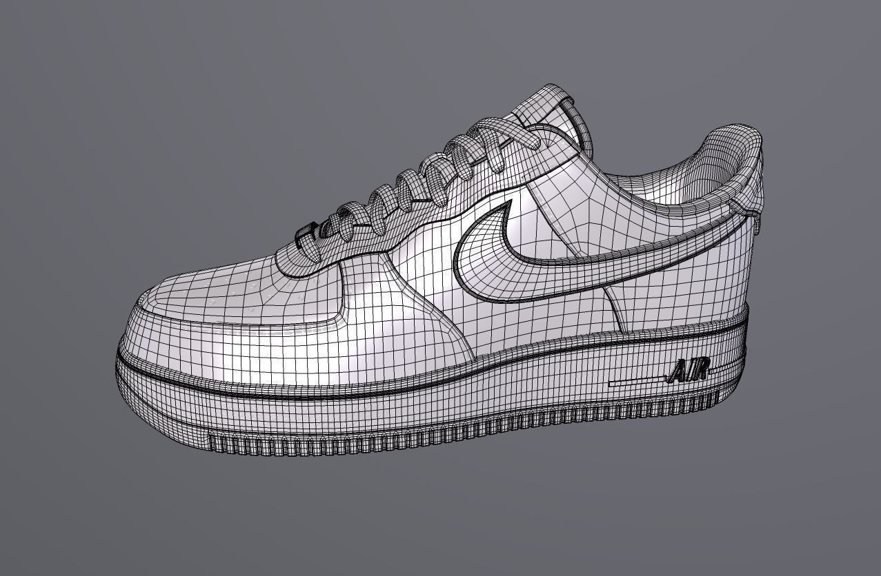 AIR FORCE 1  Free low-poly 3D model_11