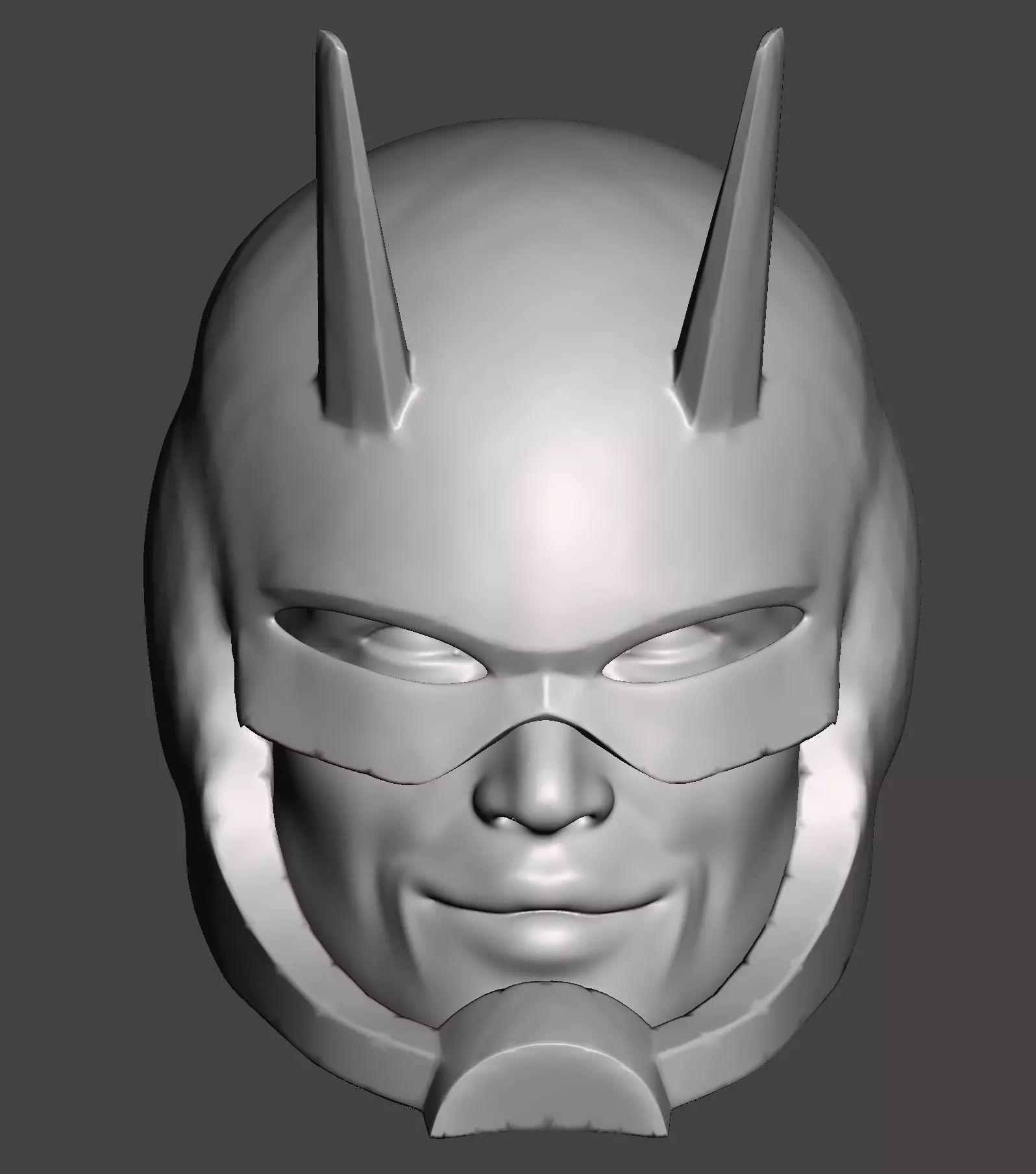 ant man classic headsculpt 3D print model_0