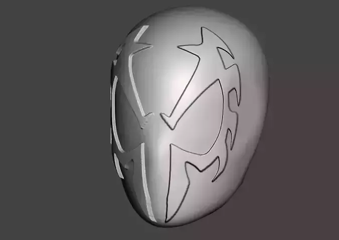 spider-man 2099 comic headsculpt 3D print model
