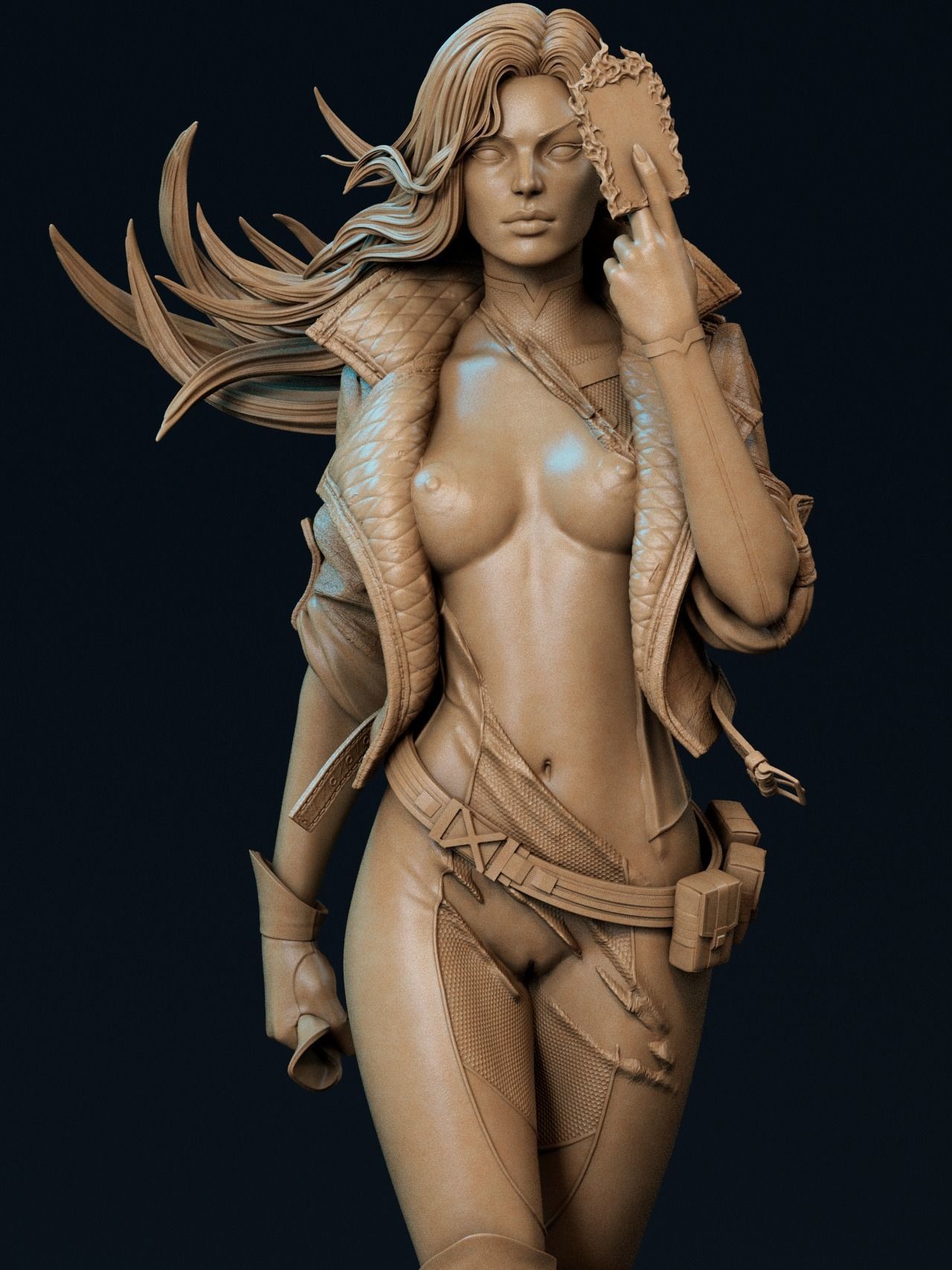 Rogue NSFW 3D print model_3