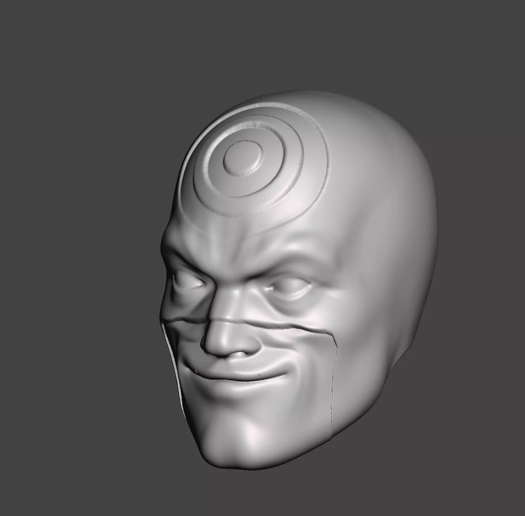 bullseye daredevil headsculpt 3D print model