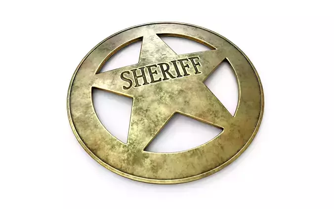 Old Sheriff Badge