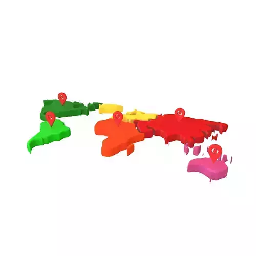 Earth Map with Map Tag v1 003