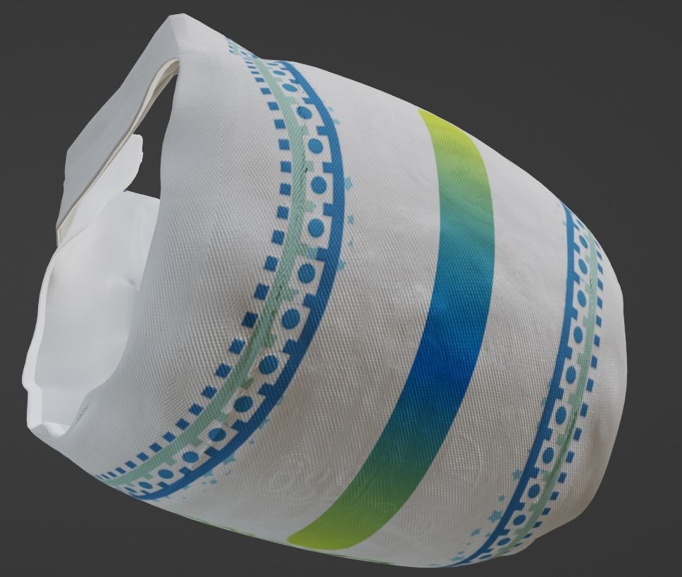 Animated Diaper Low-poly 3D model_11