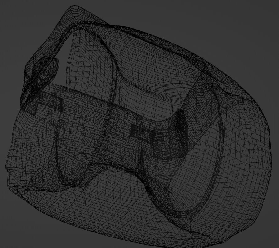 Animated Diaper Low-poly 3D model_16