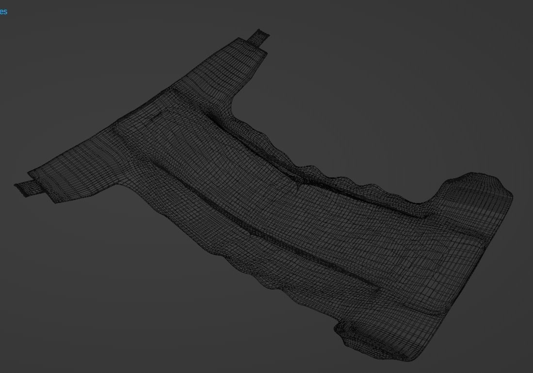 Animated Diaper Low-poly 3D model_6