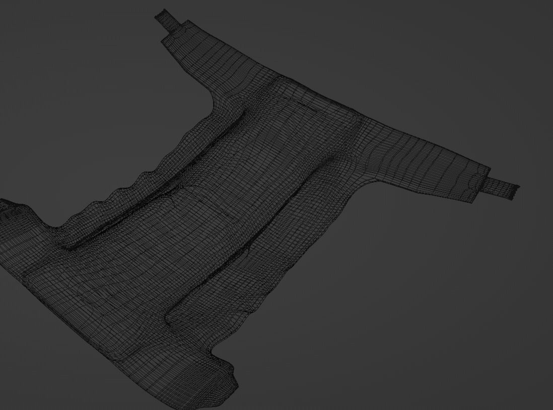 Animated Diaper Low-poly 3D model_14