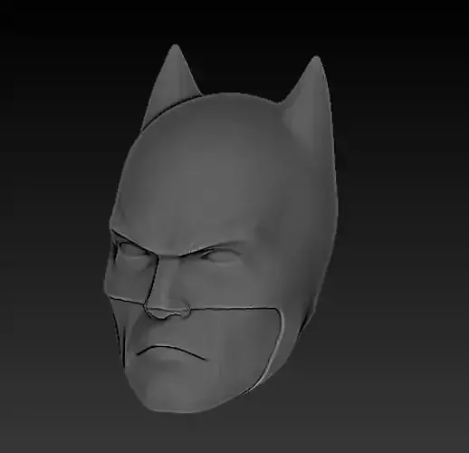 batman comic headsculpt