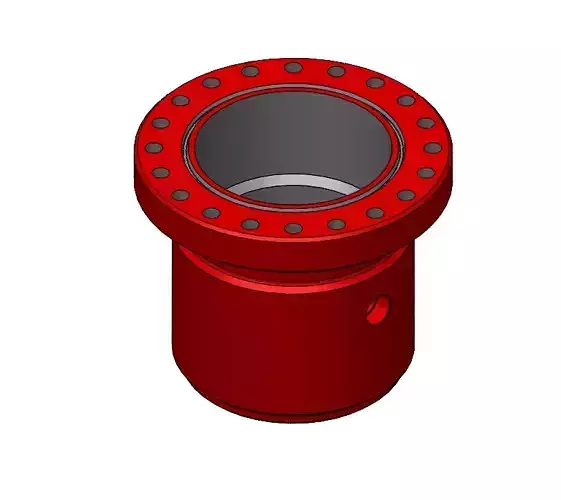 CASING HEAD 13 58 2000 PSI RX57 x 13 38 SOW SOCKET ON WELD 3D print model
