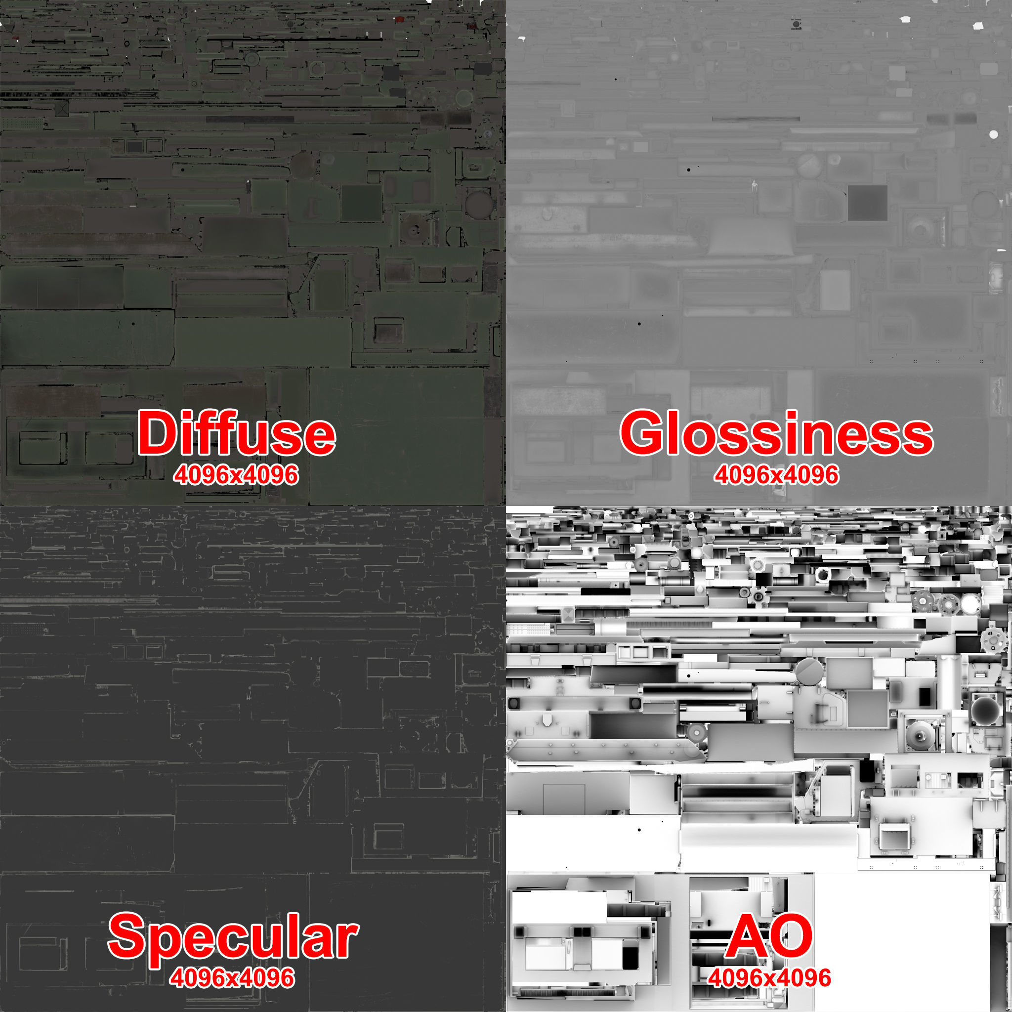 Multiple Launch Rocket System M270 Low-poly 3D model_22