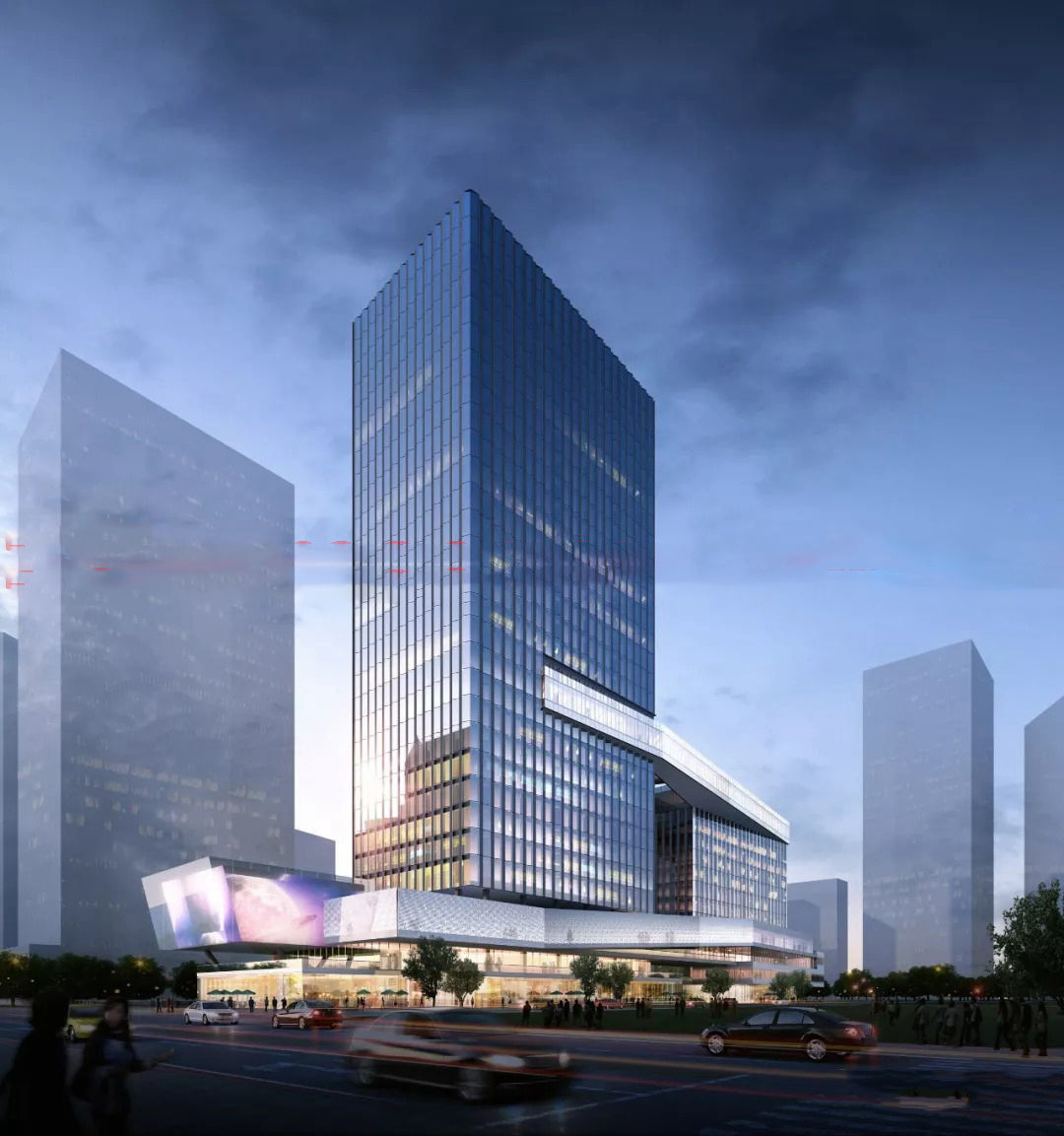 Sus Building Design SU model of Headquarters commercial office building 3D model | CGTrader