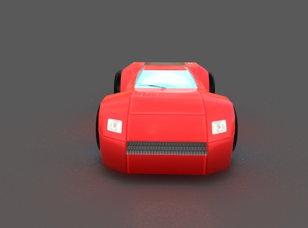 BASIC STYLE CAR Low-poly 3D model_19