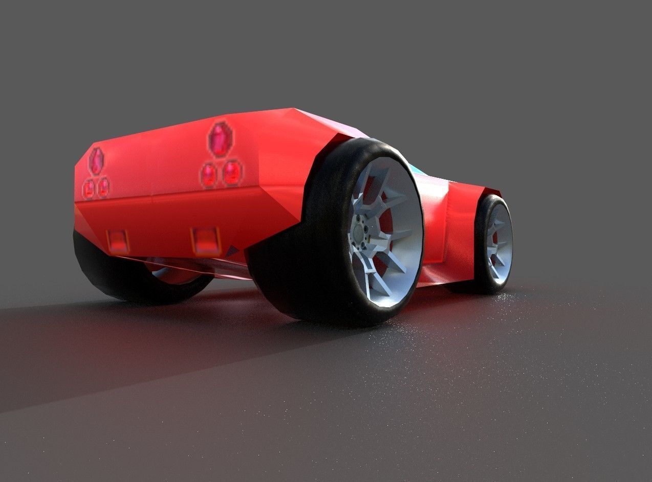 BASIC STYLE CAR Low-poly 3D model_20