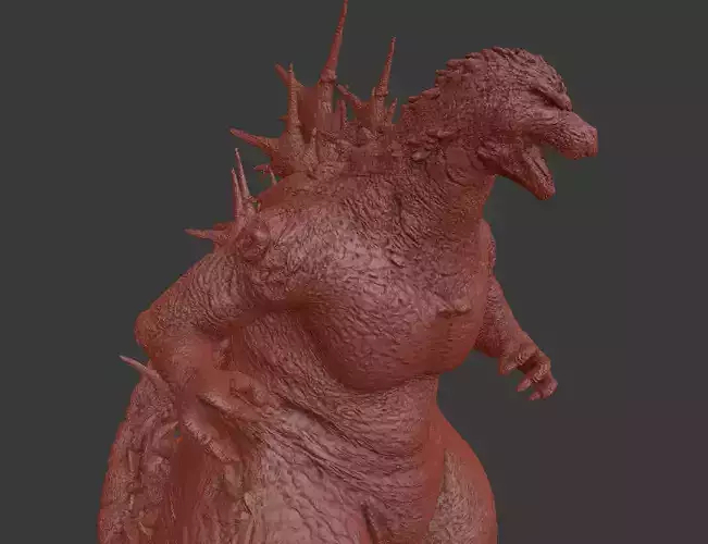 GODZILLA MINUS ONE For 3dprint 3D print model