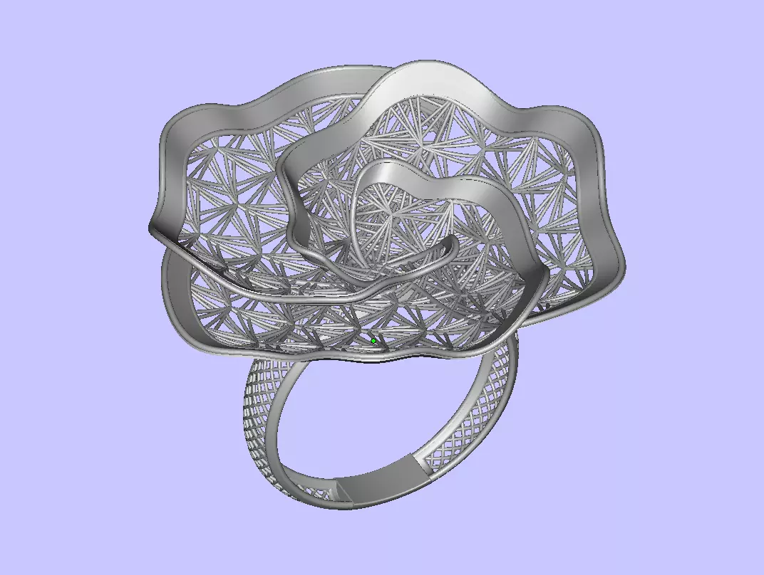 Filigree Turkish Ring Free 3D print model
