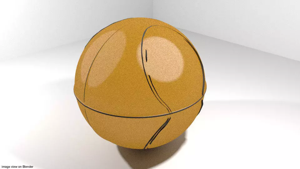Sport Ball - Basketball 3D model_0