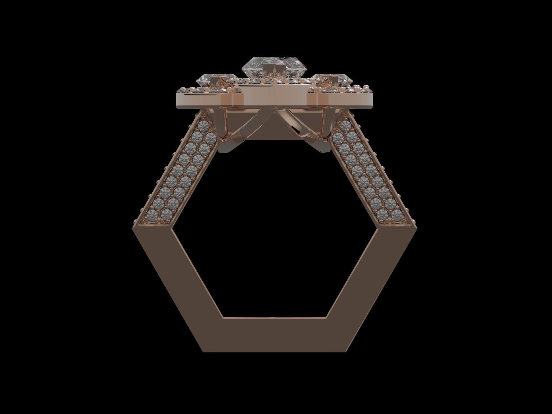  Marquise ring 3D print model_9