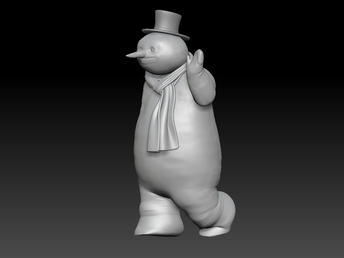 SNOWNMAN CHRISTMAS DECOR 3D print model_1