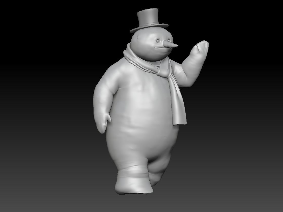 SNOWNMAN CHRISTMAS DECOR 3D print model_5