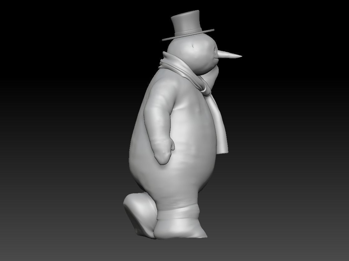 SNOWNMAN CHRISTMAS DECOR 3D print model_4