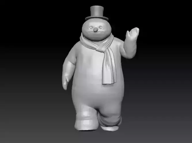 SNOWNMAN CHRISTMAS DECOR 3D print model