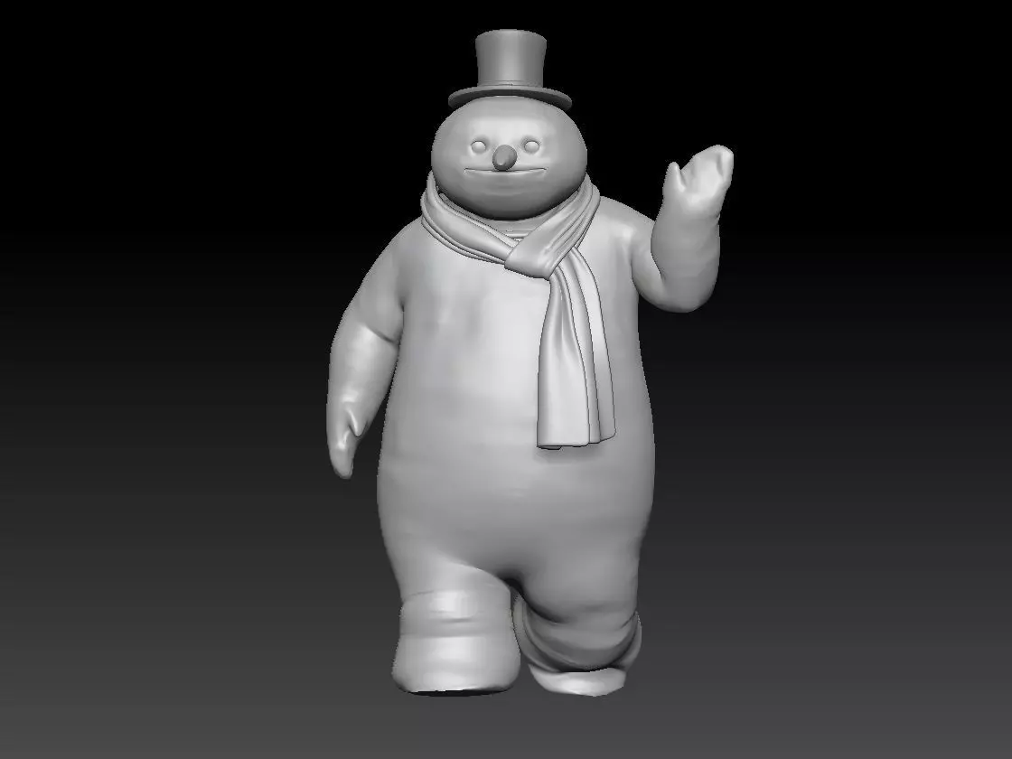 SNOWNMAN CHRISTMAS DECOR 3D print model_0