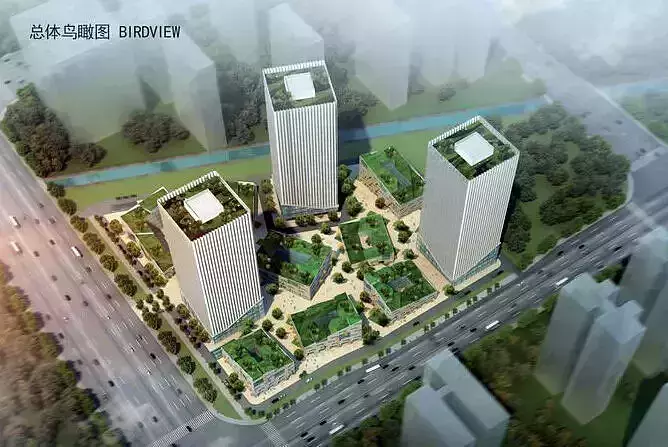 SU model of high-tech zone office building 3D model