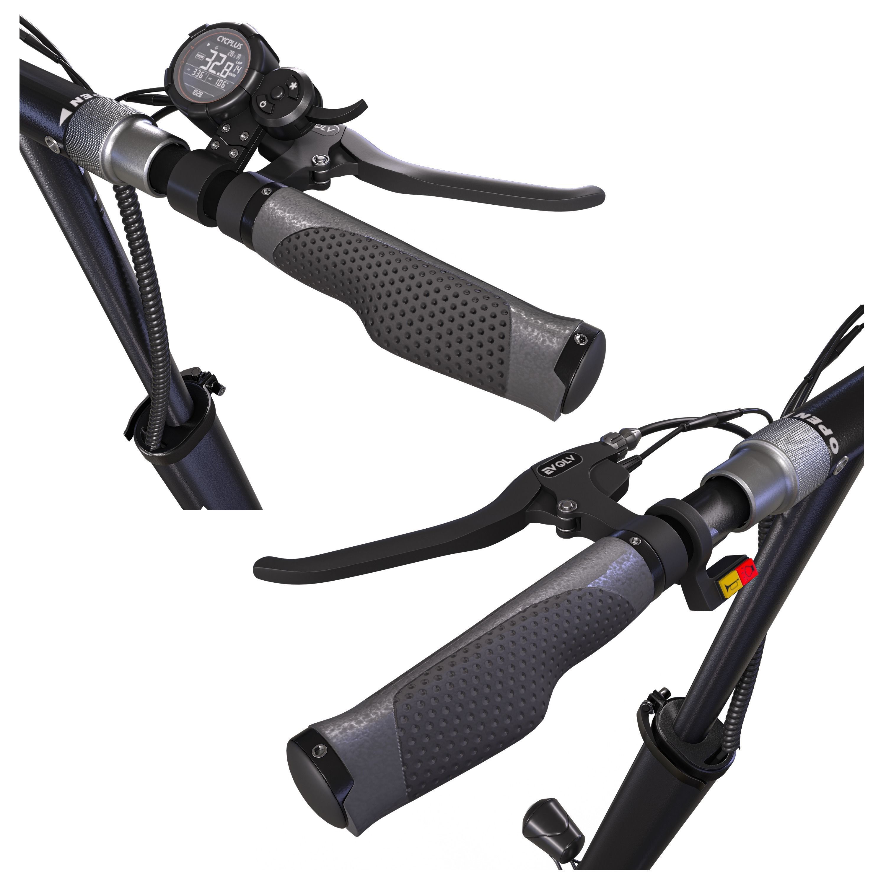 EVOLV Tour XL Electric Scooter 3D model_6