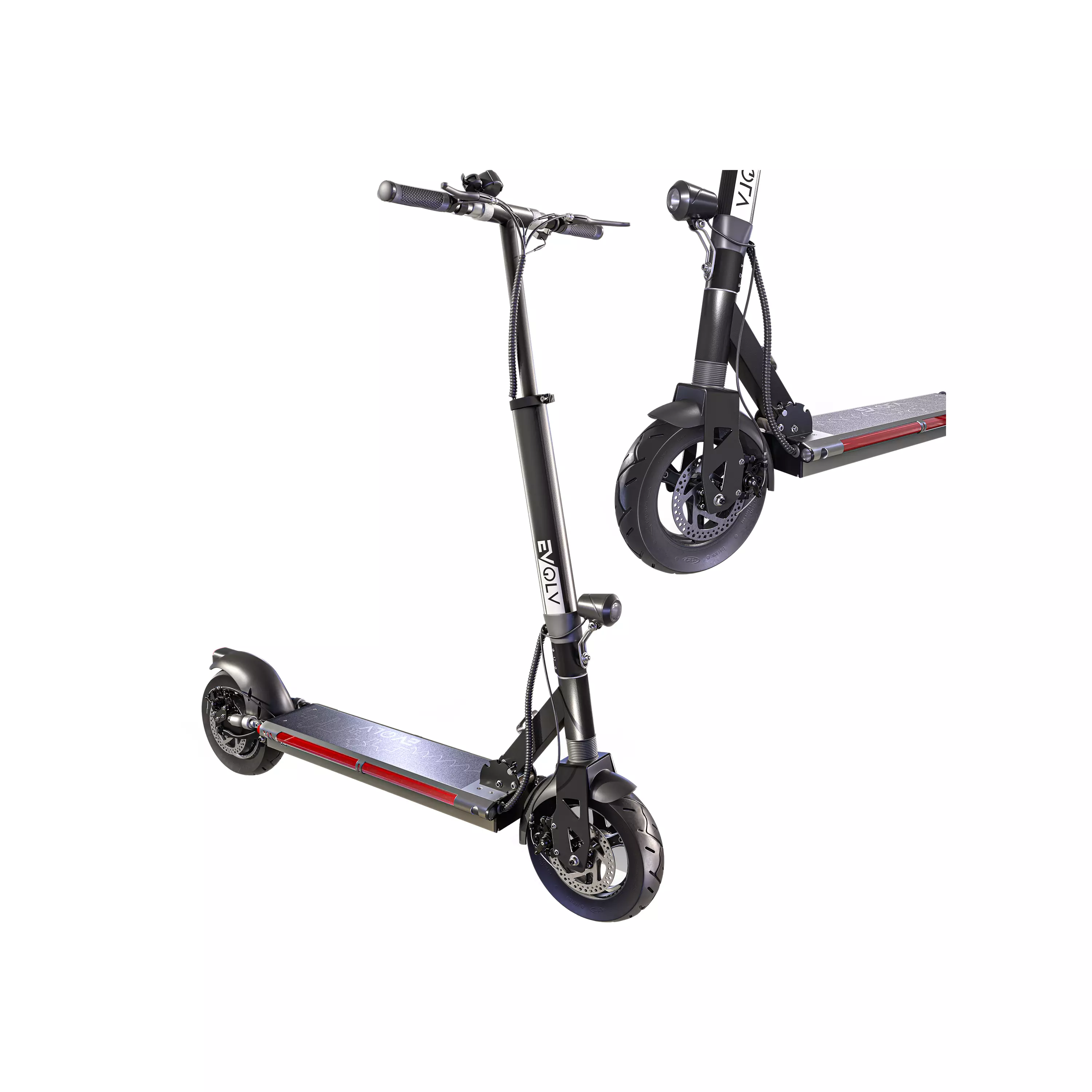 EVOLV Tour XL Electric Scooter 3D model_0