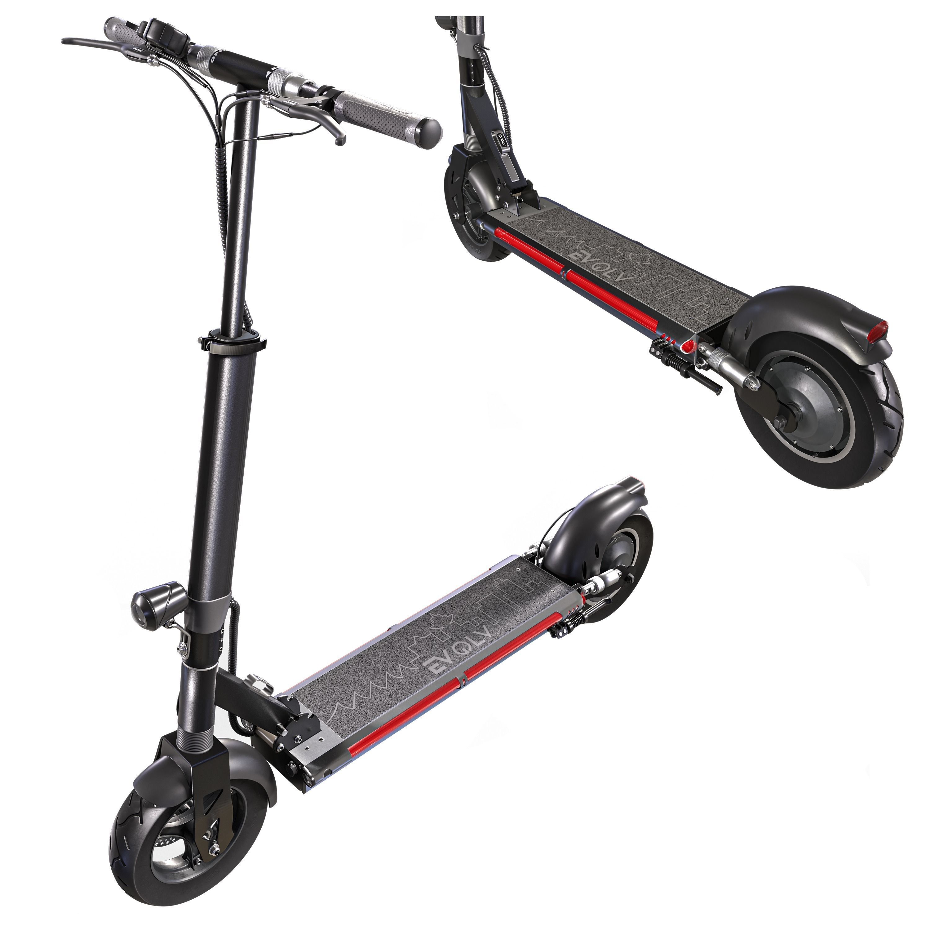 EVOLV Tour XL Electric Scooter 3D model_2