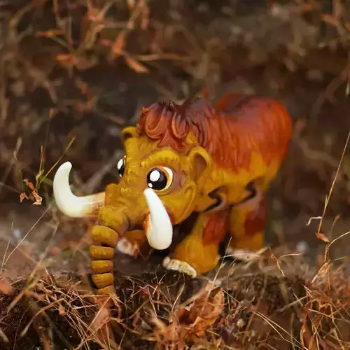 CUTE FLEXI MOMMATH ARTICULATED 3D print model CUTE FLEXI MOMMATH ARTICULATED 3D print model