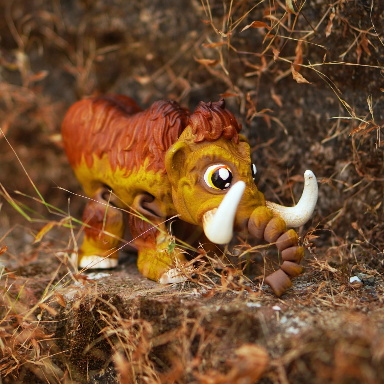 CUTE FLEXI MOMMATH ARTICULATED 3D print model_2