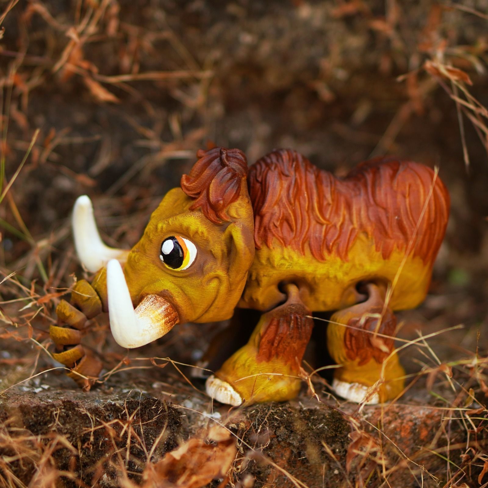 CUTE FLEXI MOMMATH ARTICULATED 3D print model_1