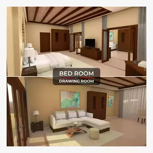 Bedroom and Drawingroom