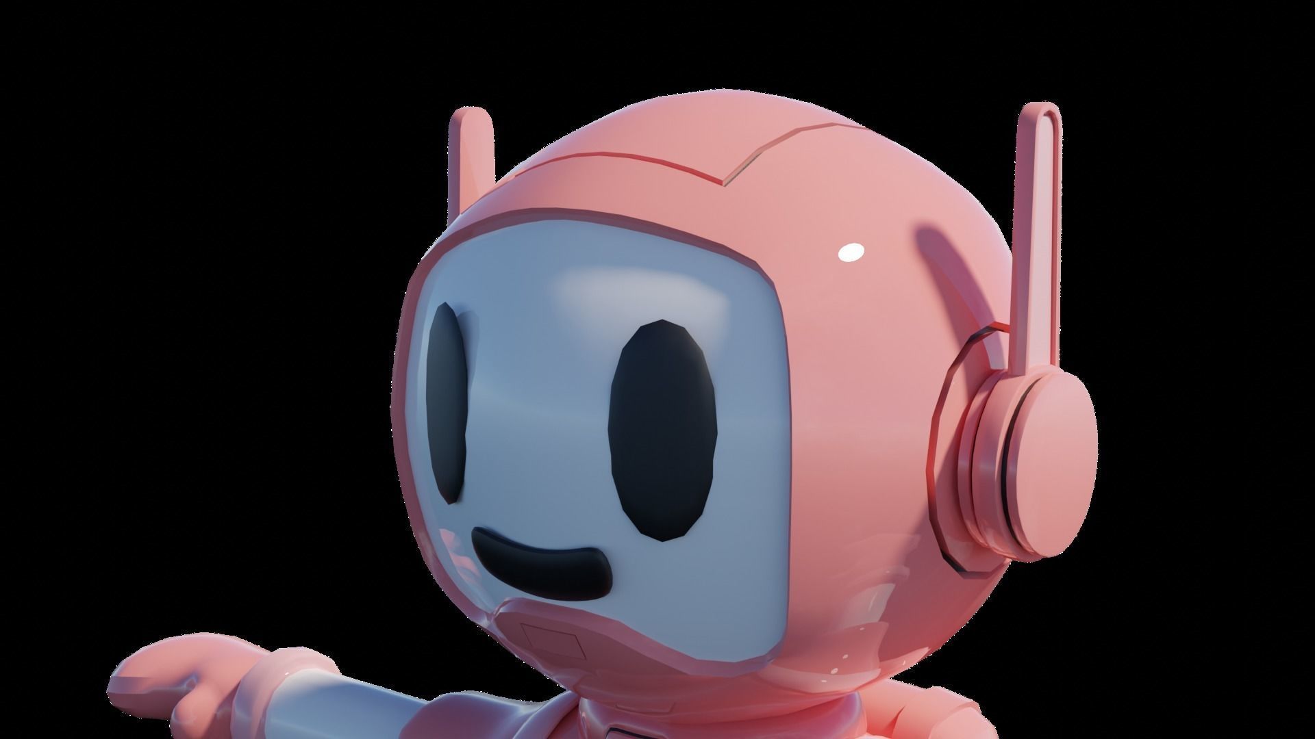 mascort cute Free 3D model_5