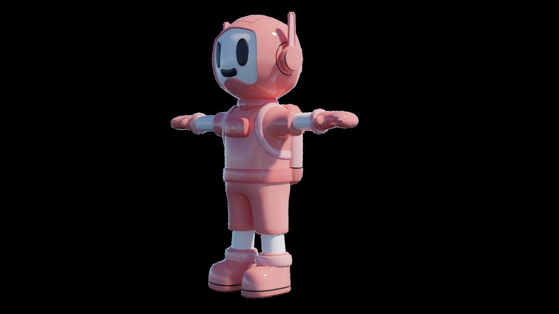 mascort cute Free 3D model_2