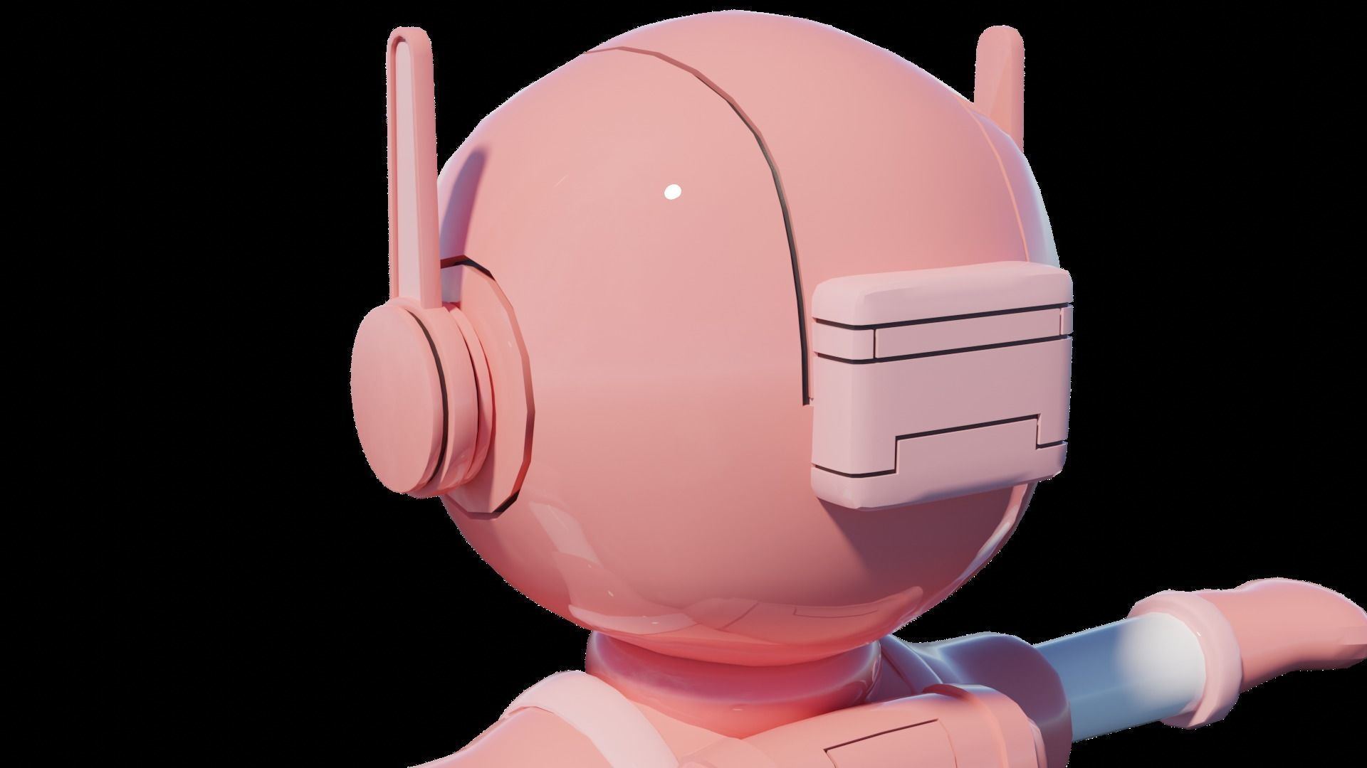 mascort cute Free 3D model_9