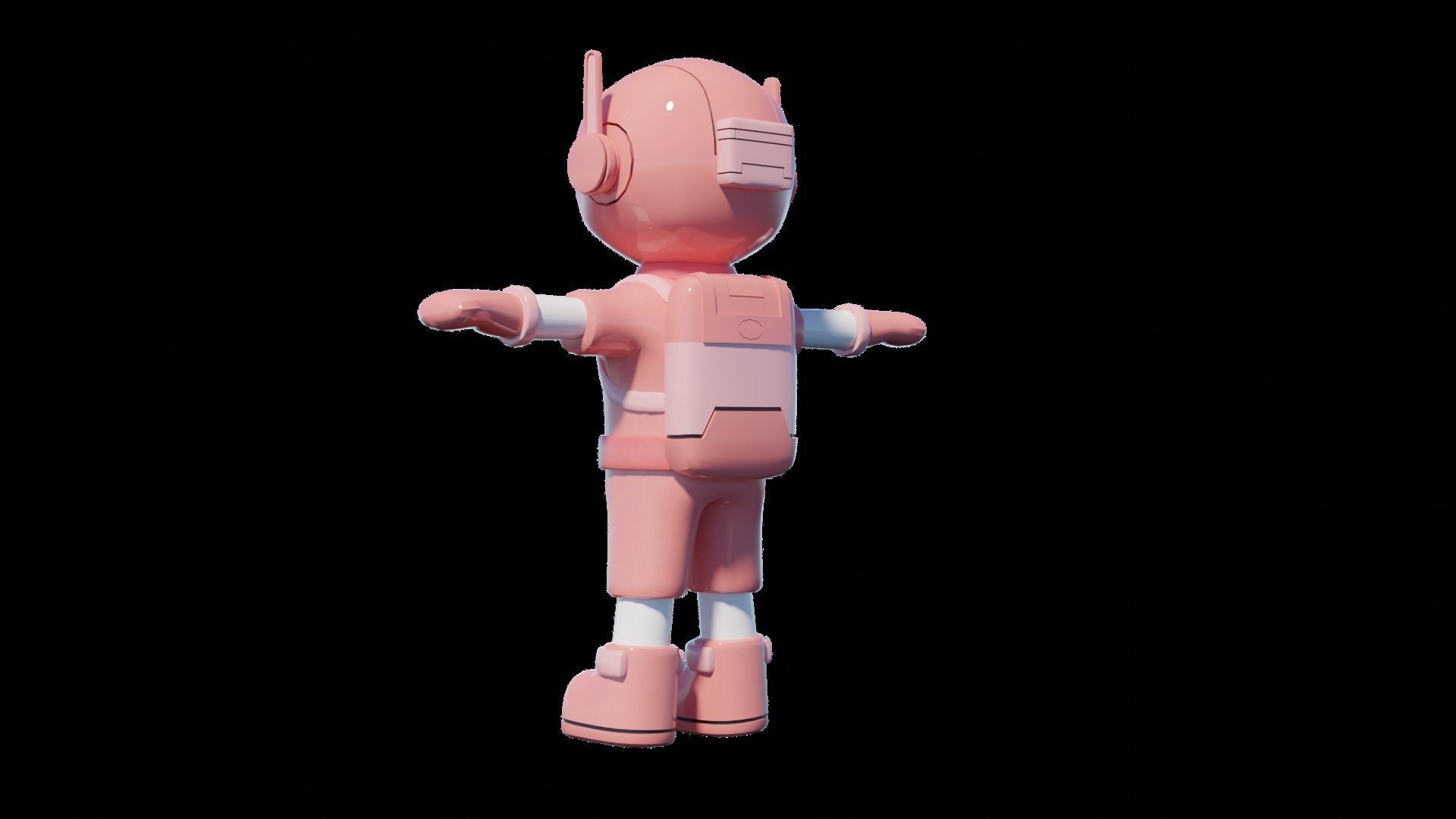 mascort cute Free 3D model_3